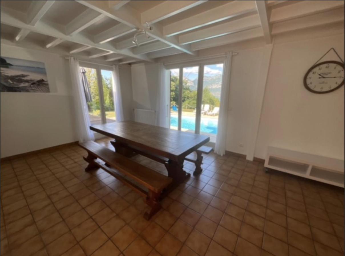 Villa Avec Piscine, Vue Lac Et Montagne Sévrier Exterior foto